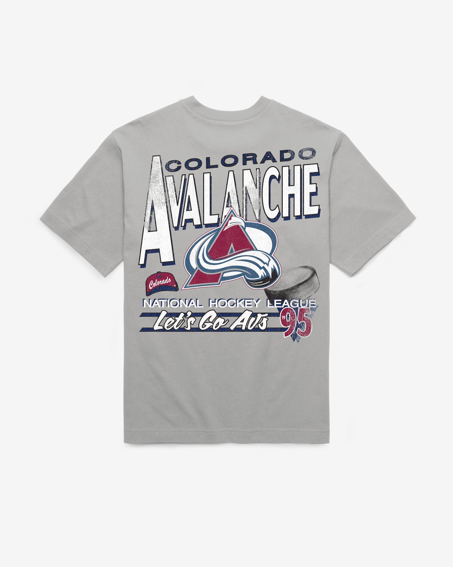 COLORADO AVALANCHE UNDER BAR '47 FOUNDATION TEE WOLF GREY