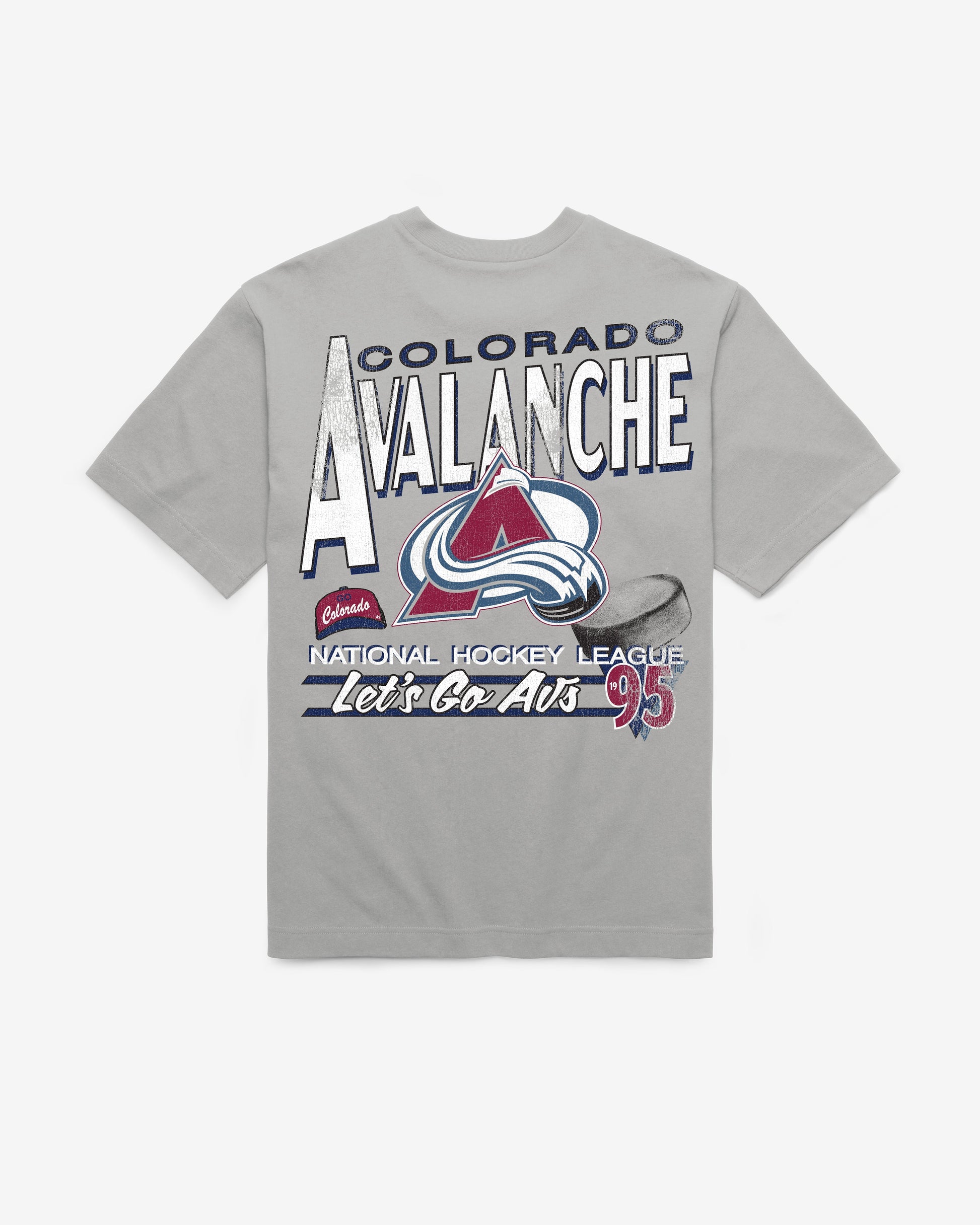 COLORADO AVALANCHE UNDER BAR '47 FOUNDATION TEE WOLF GREY