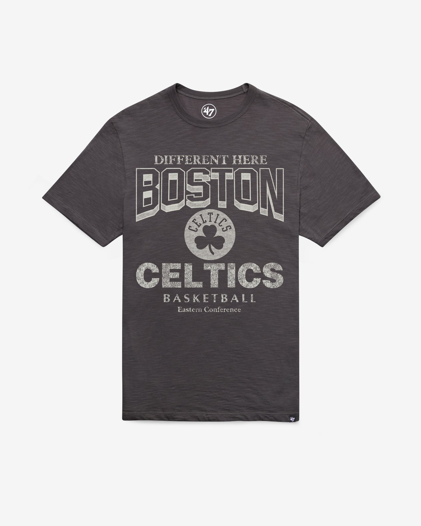 BOSTON CELTICS HEAD ON '47 SCRUM TEE CHARCOAL