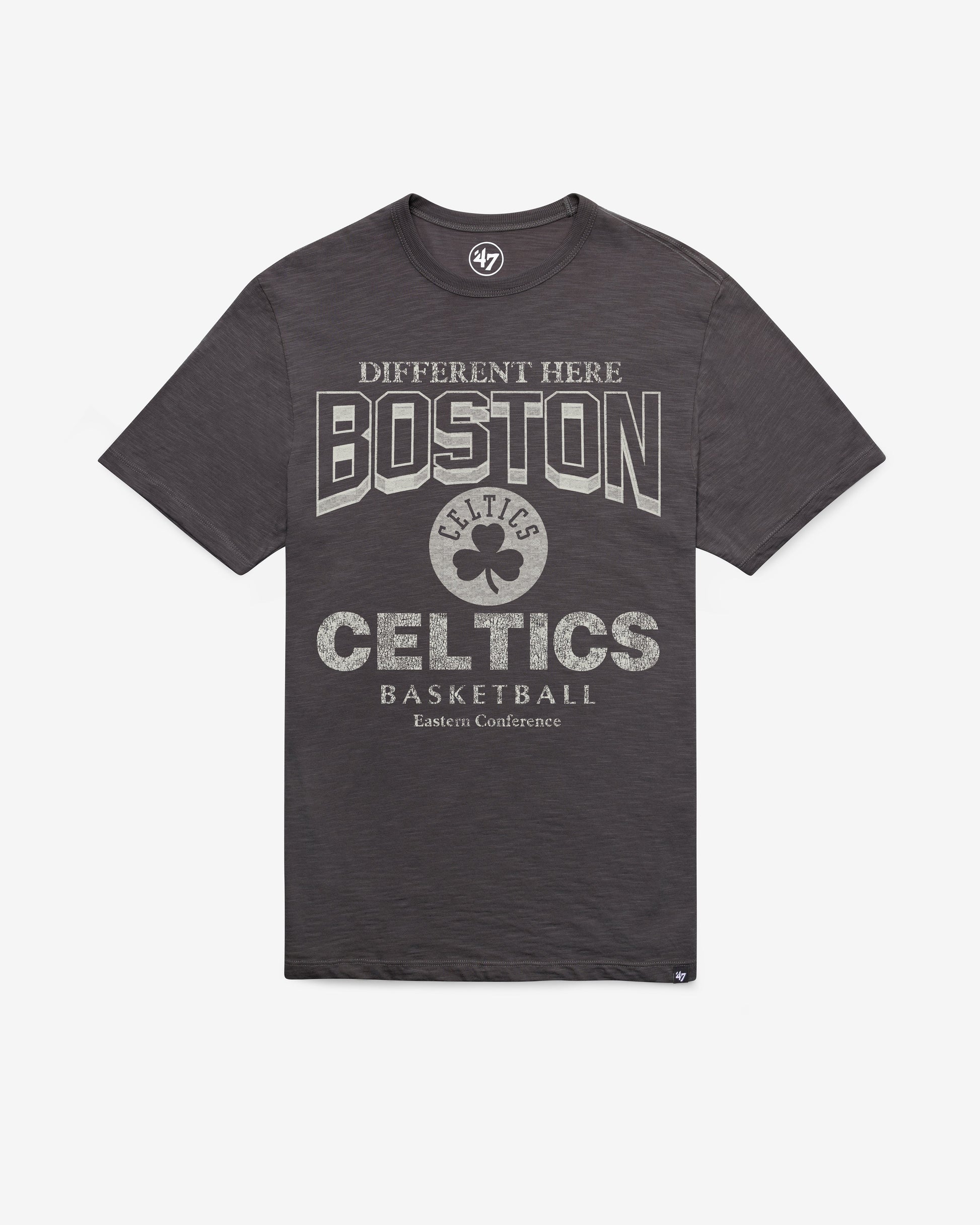 BOSTON CELTICS HEAD ON '47 SCRUM TEE CHARCOAL