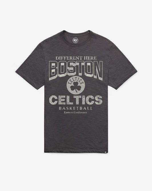 BOSTON CELTICS HEAD ON '47 SCRUM TEE CHARCOAL