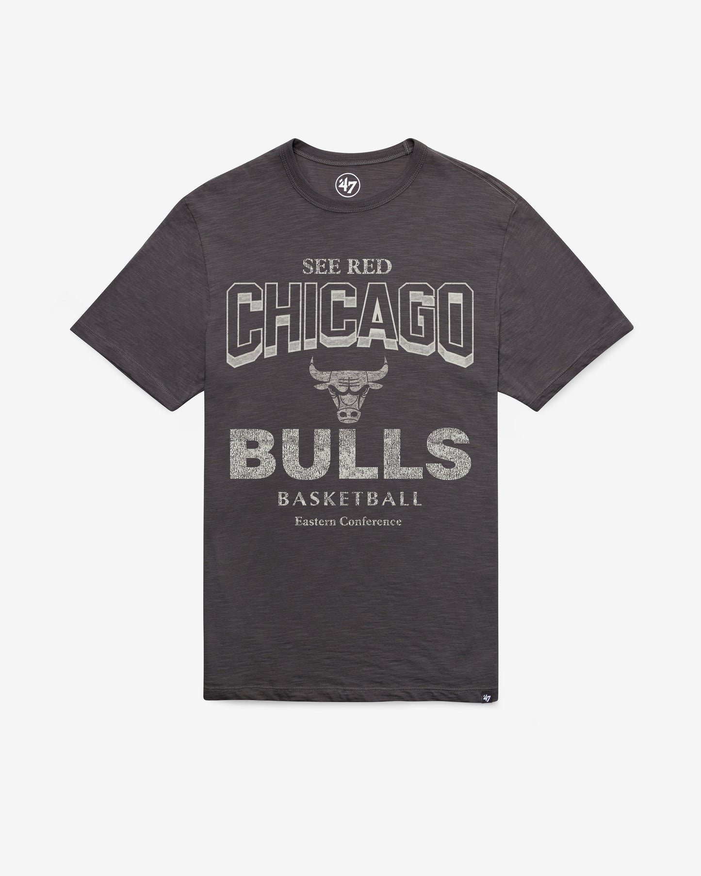 CHICAGO BULLS HEAD ON '47 SCRUM TEE CHARCOAL