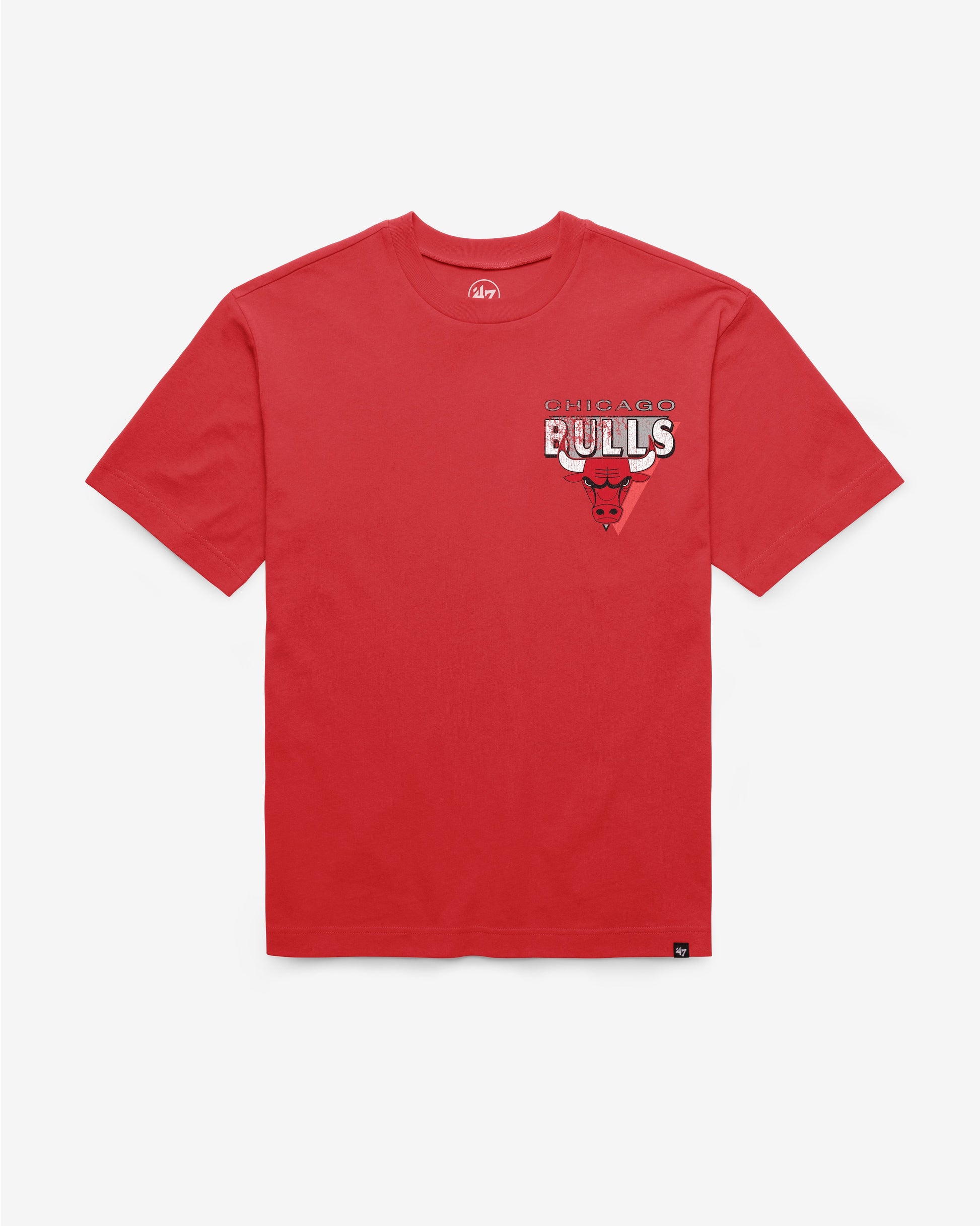 CHICAGO BULLS UNDER BAR '47 FOUNDATION TEE RED