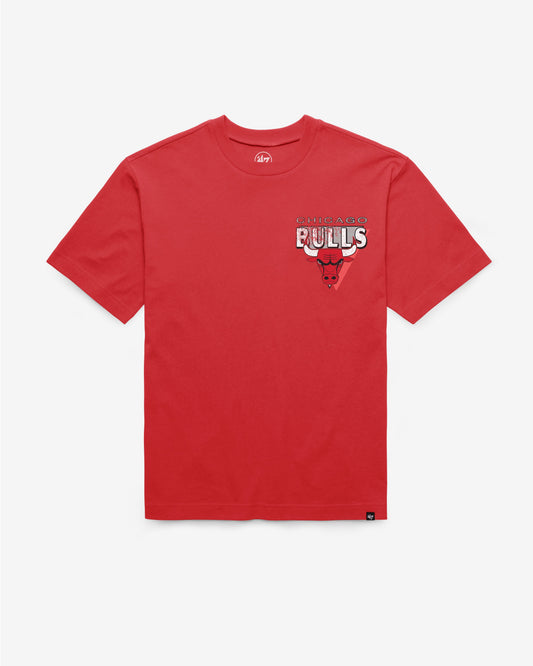 CHICAGO BULLS UNDER BAR '47 FOUNDATION TEE RED