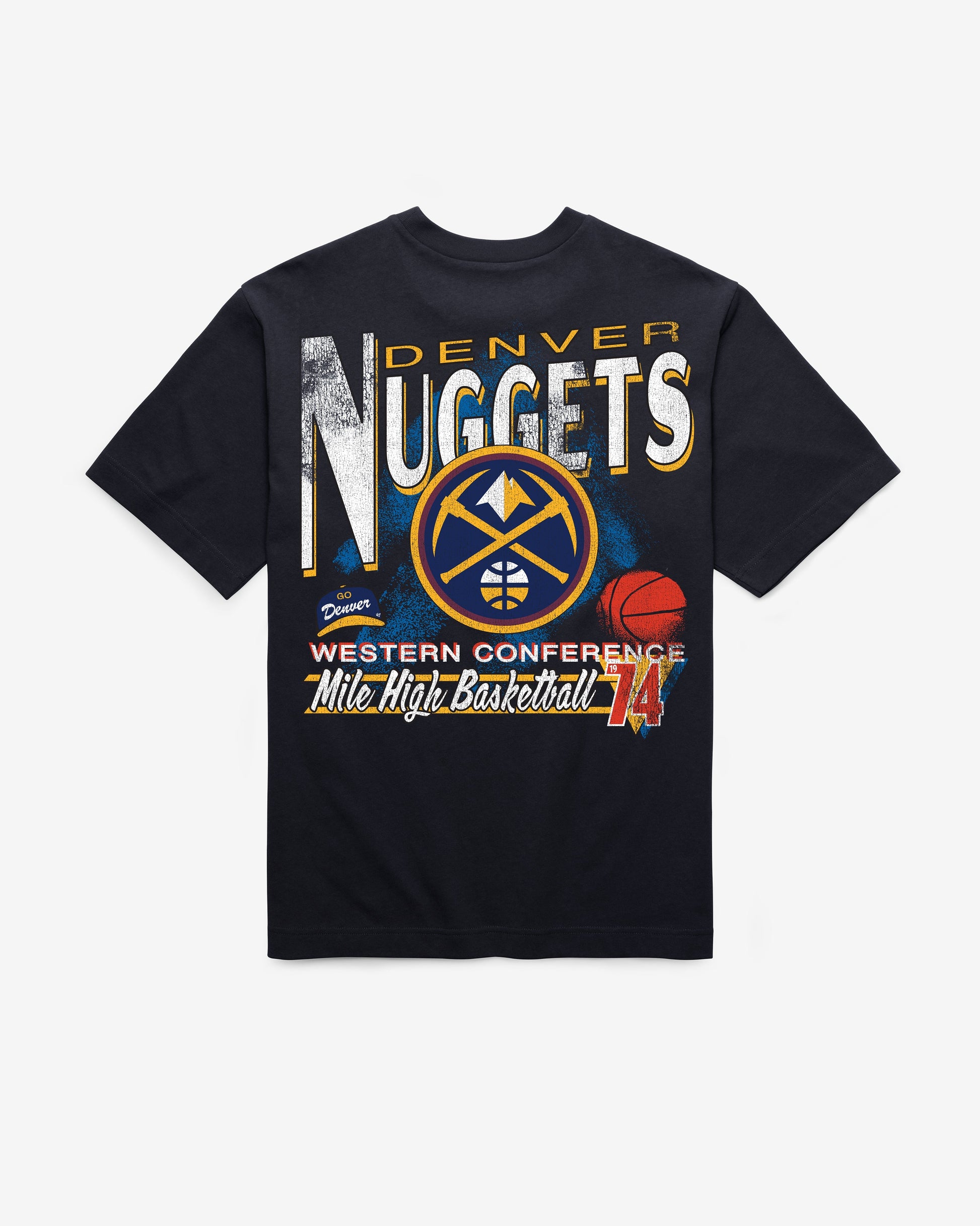 DENVER NUGGETS UNDER BAR '47 FOUNDATION TEE NAVY