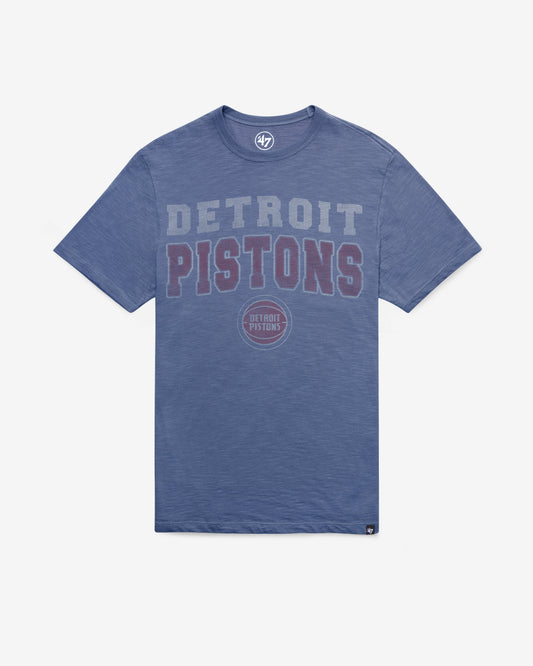 DETROIT PISTONS STADIUM WAVE '47 SCRUM TEE BLEACHER BLUE