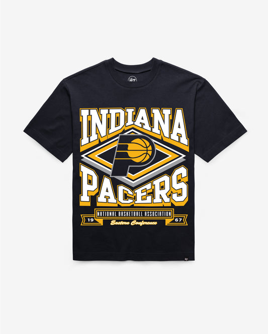 INDIANA PACERS HEATER '47 FOUNDATION TEE NAVY