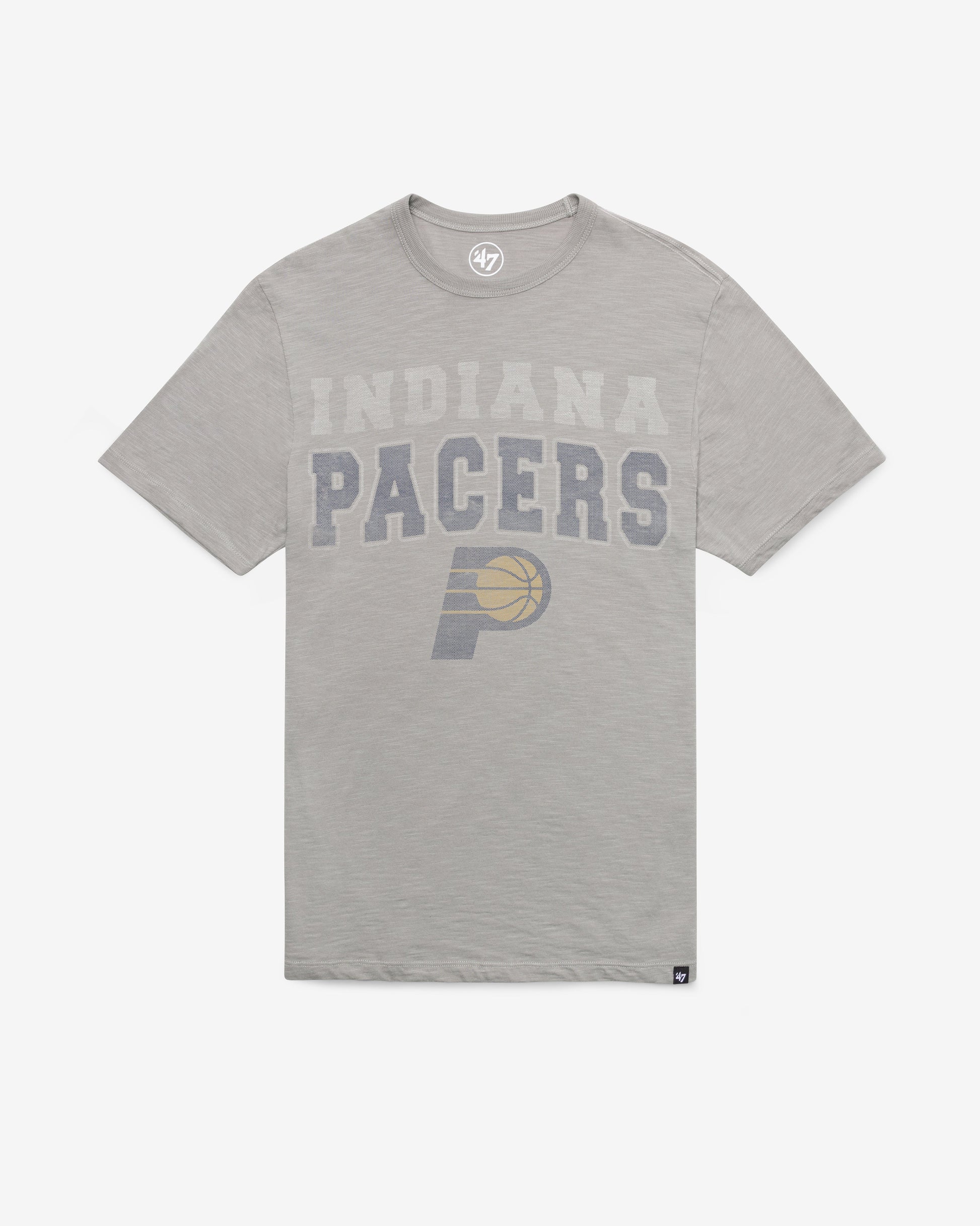 INDIANA PACERS STADIUM WAVE '47 SCRUM TEE WOLF GREY
