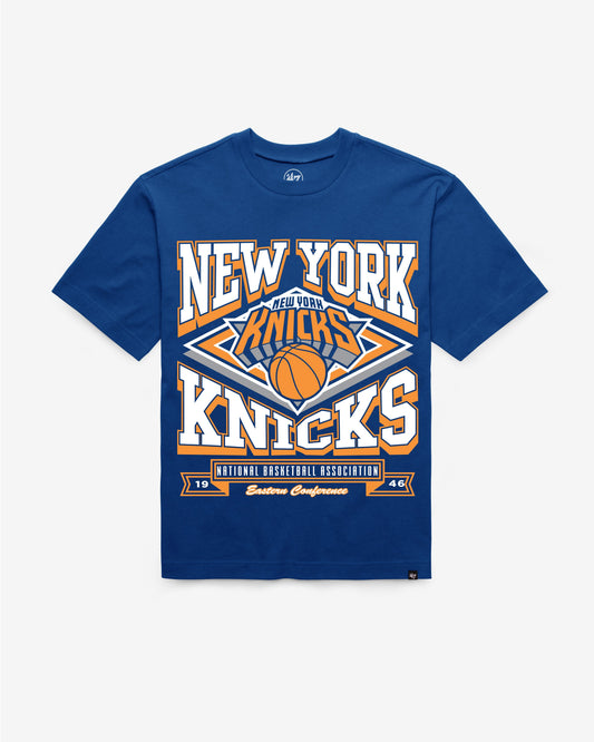 NEW YORK KNICKS HEATER '47 FOUNDATION TEE ROYAL