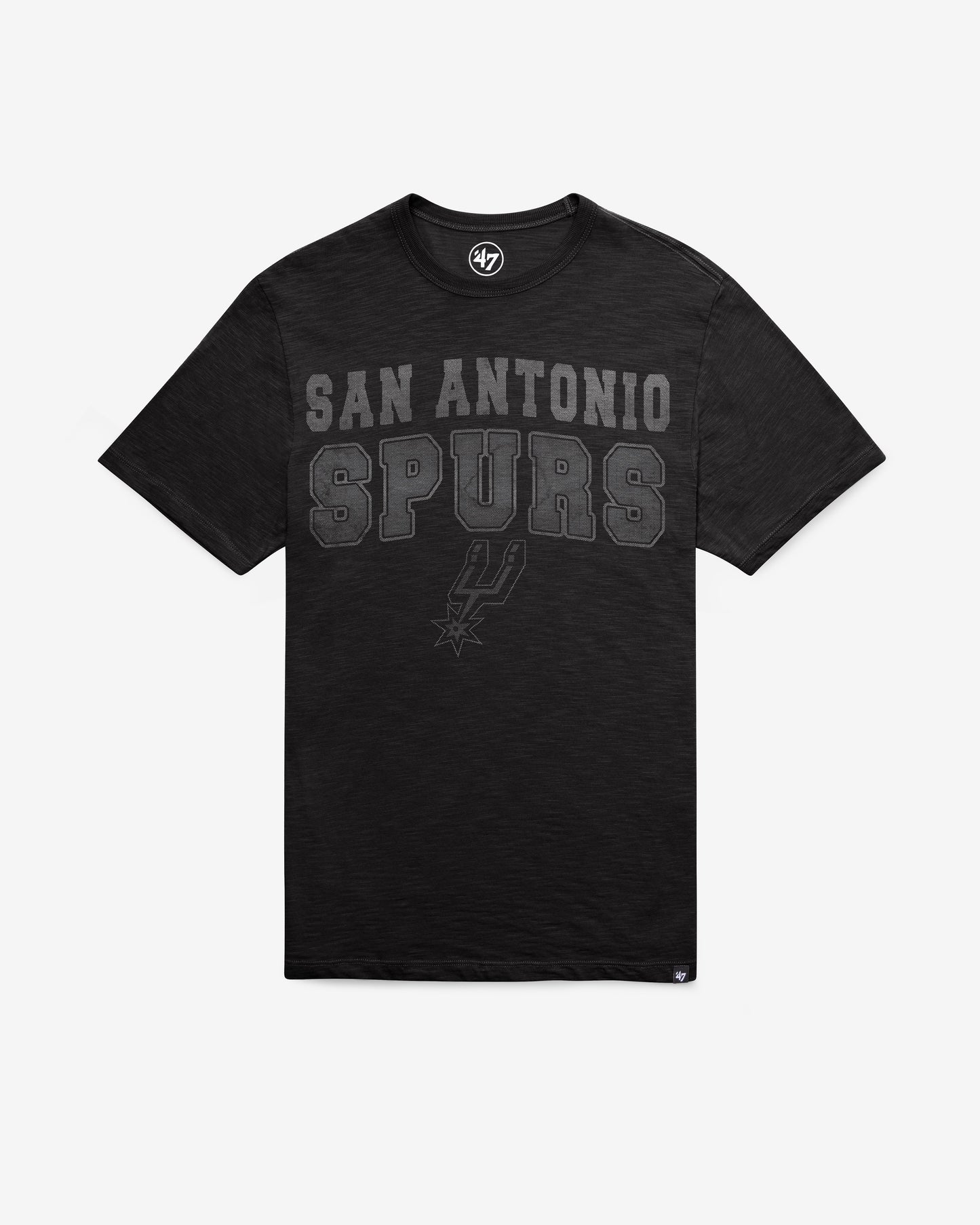 SAN ANTONIO SPURS STADIUM WAVE '47 SCRUM TEE JET BLACK