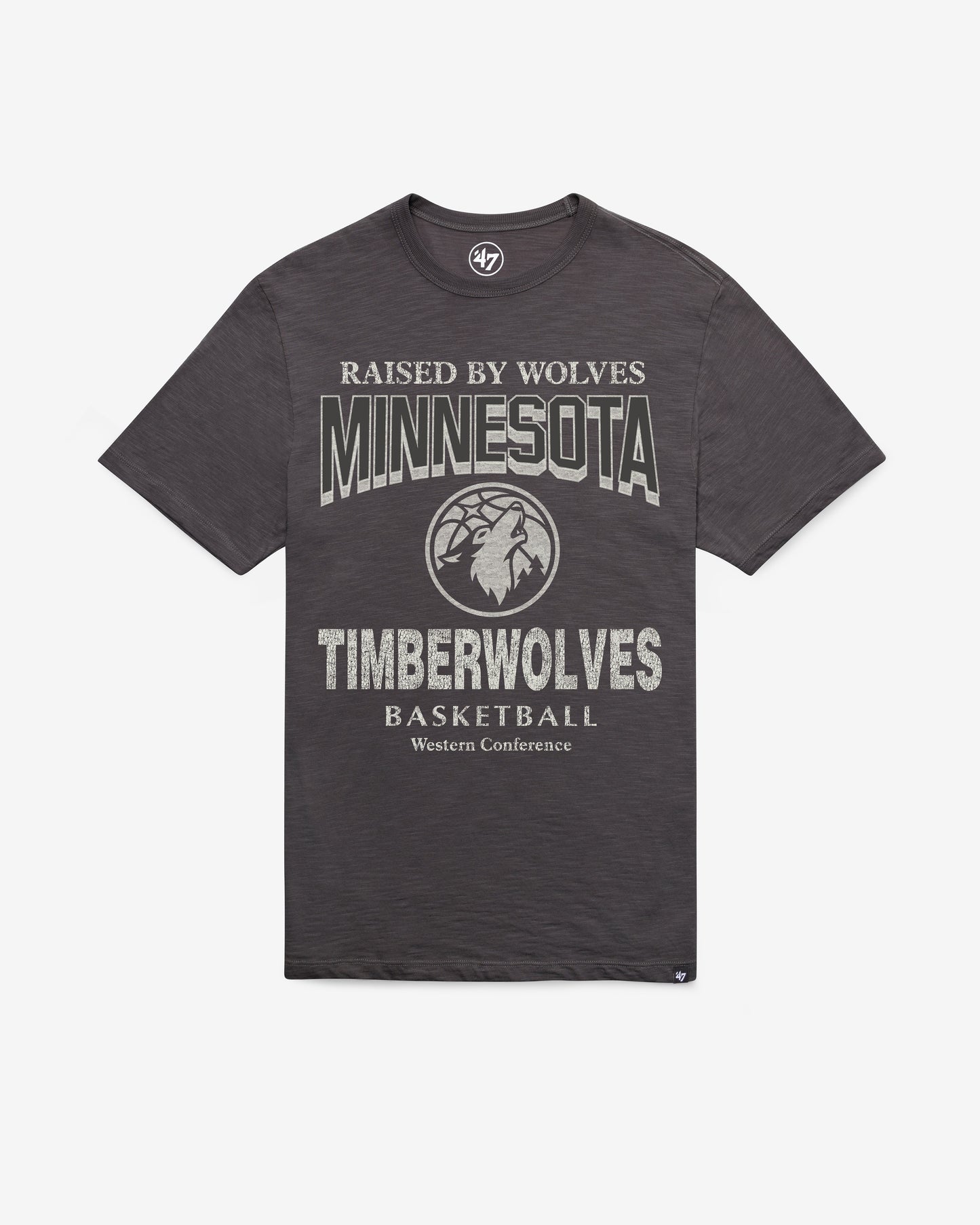 MINNESOTA TIMBERWOLVES HEAD ON '47 SCRUM TEE CHARCOAL
