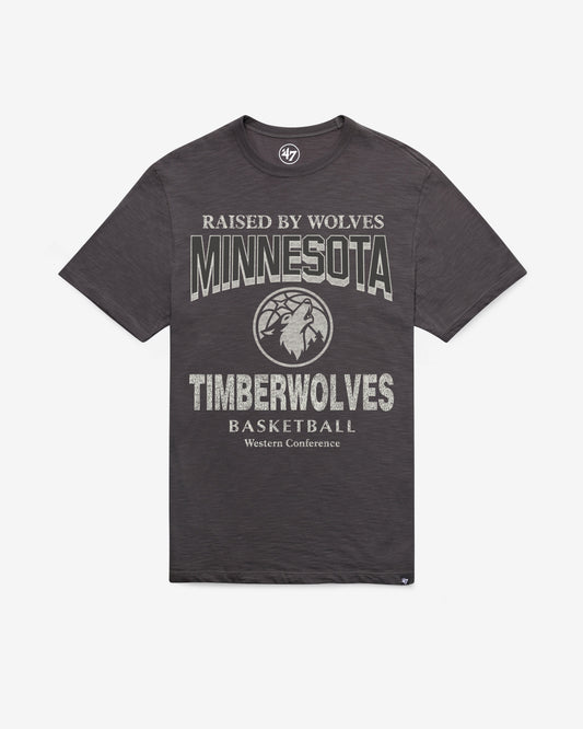 MINNESOTA TIMBERWOLVES HEAD ON '47 SCRUM TEE CHARCOAL