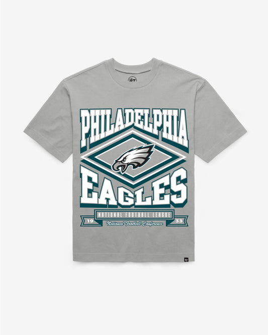 PHILADELPHIA EAGLES HEATER '47 FOUNDATION TEE WOLF GREY