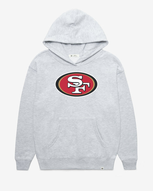 SAN FRANCISCO 49ERS IMPRINT DOMESTIC '47 NAOMI HOOD WOMEN RELAY GREY
