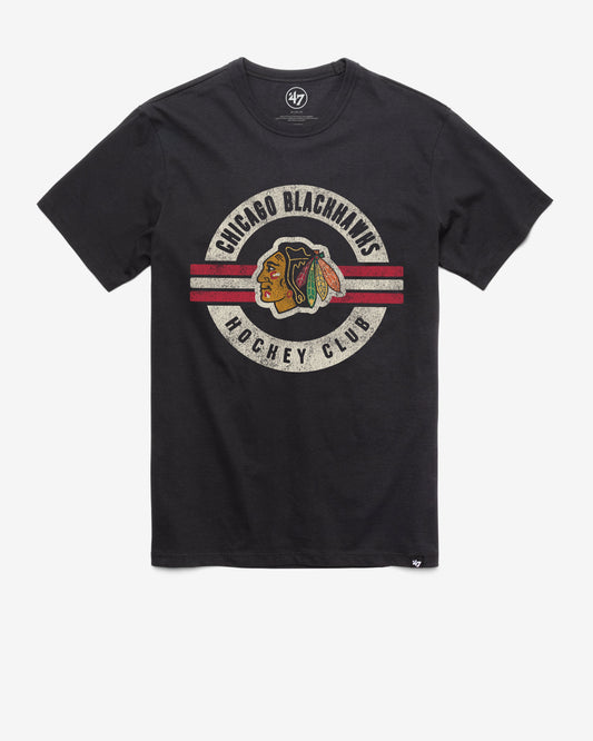 CHICAGO BLACKHAWKS SURROUND '47 FRANKLIN TEE FLINT BLACK