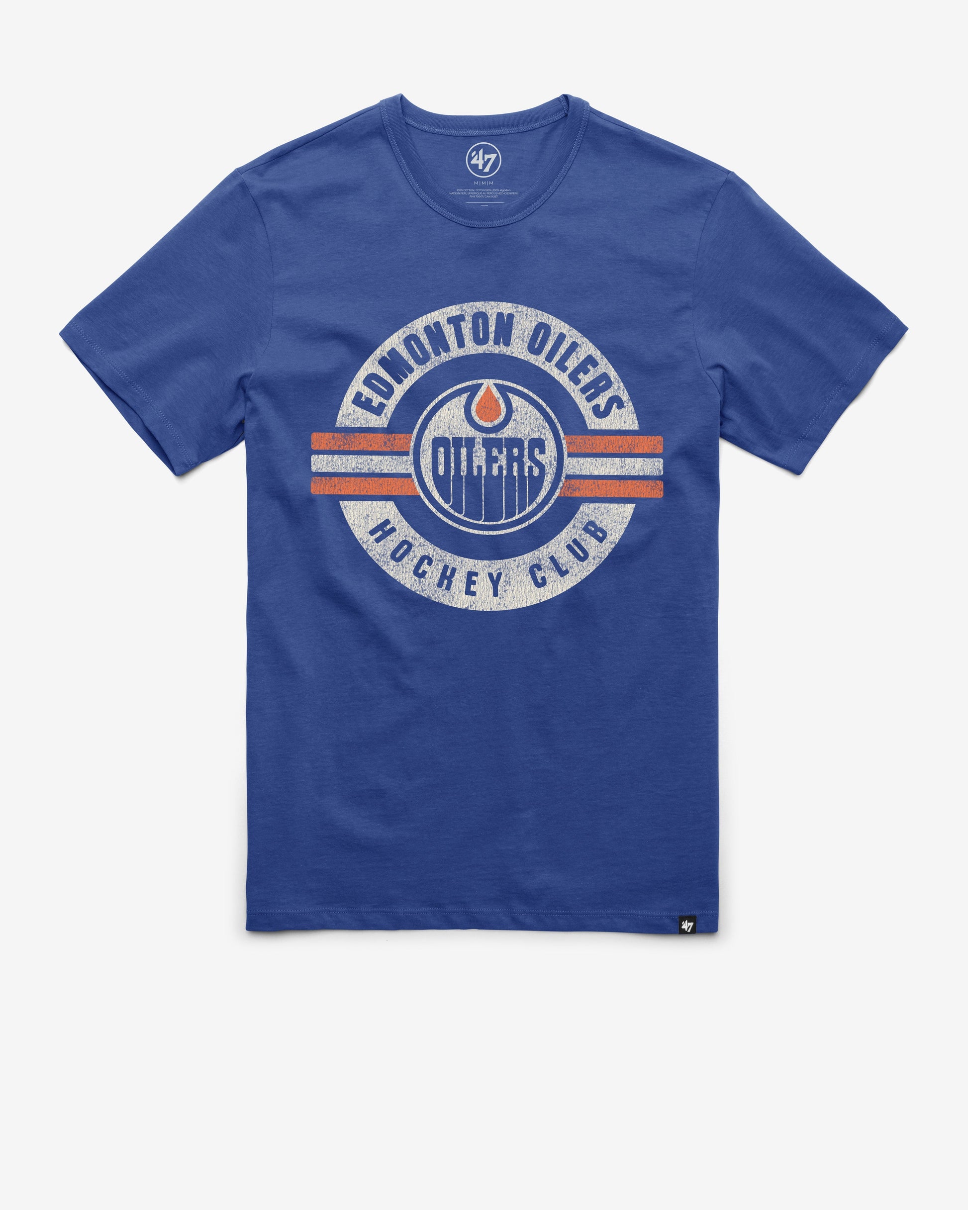 EDMONTON OILERS SURROUND '47 FRANKLIN TEE JETTY BLUE