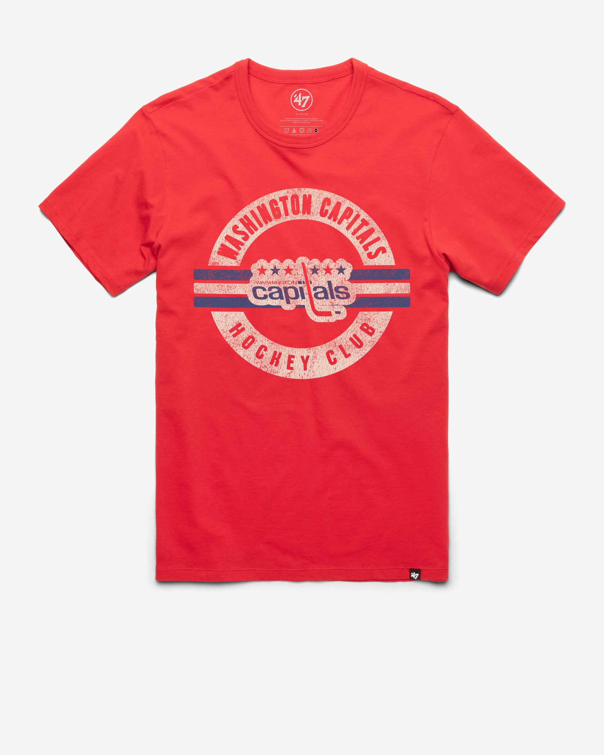 WASHINGTON CAPITALS VINTAGE SURROUND '47 FRANKLIN TEE RACER RED
