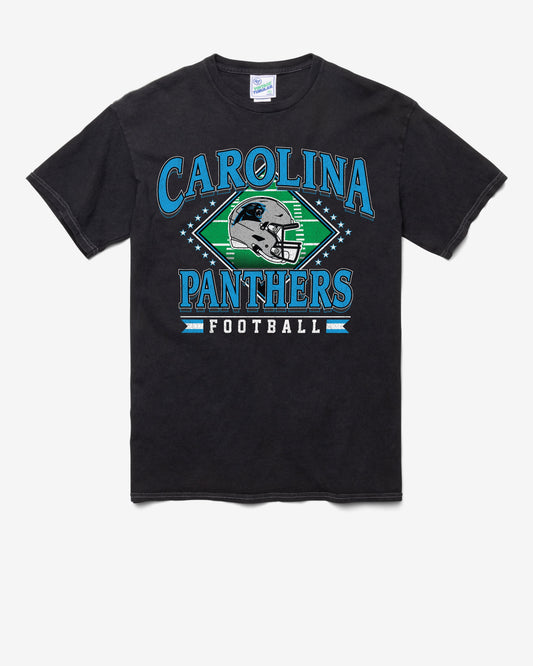 CAROLINA PANTHERS FIELD PASS VINTAGE '47 TUBULAR TEE DT BLACK