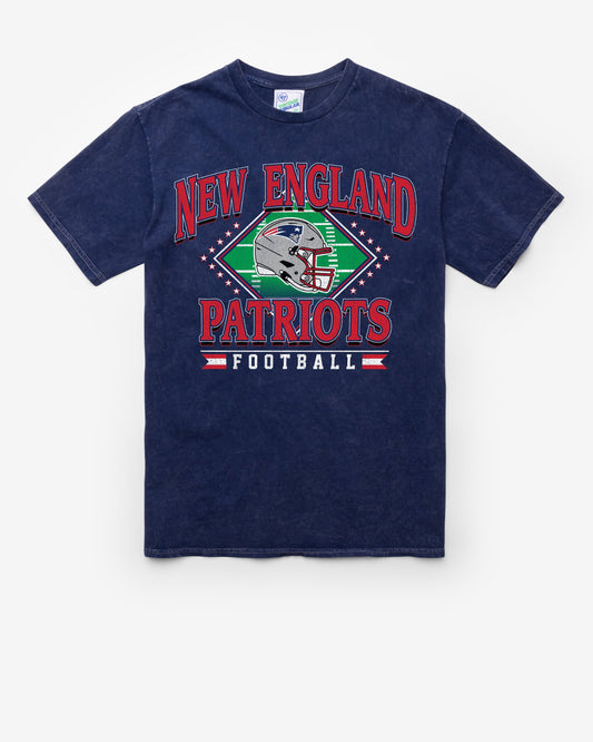 NEW ENGLAND PATRIOTS FIELD PASS VINTAGE '47 TUBULAR TEE DT NAVY