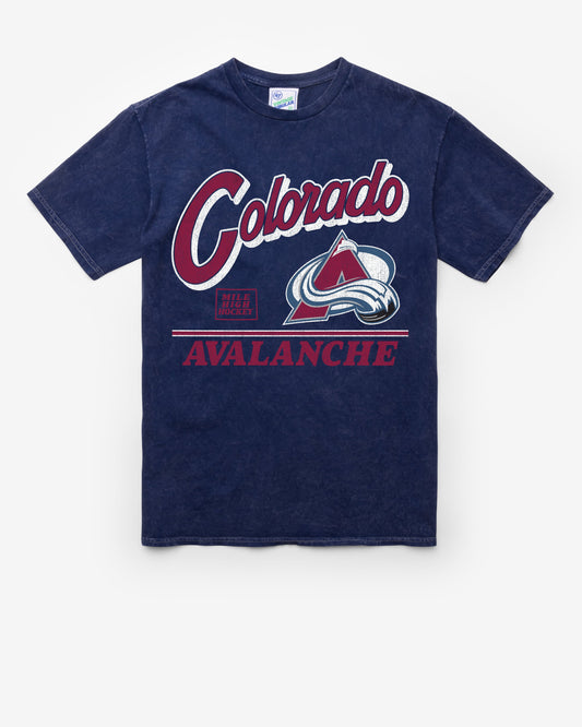 COLORADO AVALANCHE FLY BY VINTAGE '47 TUBULAR TEE DT NAVY