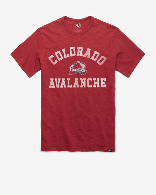 COLORADO AVALANCHE ODESSA '47 SCRUM TEE CARDINAL