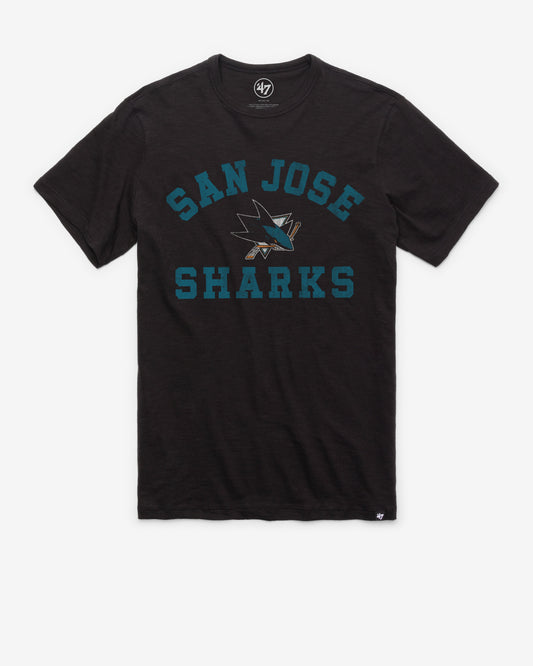 SAN JOSE SHARKS ODESSA '47 SCRUM TEE JET BLACK